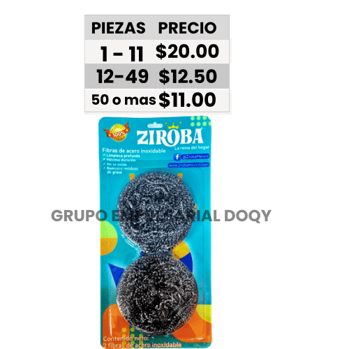 [15-FBL-2] FIBRA ZIROBA BLISTER C/2