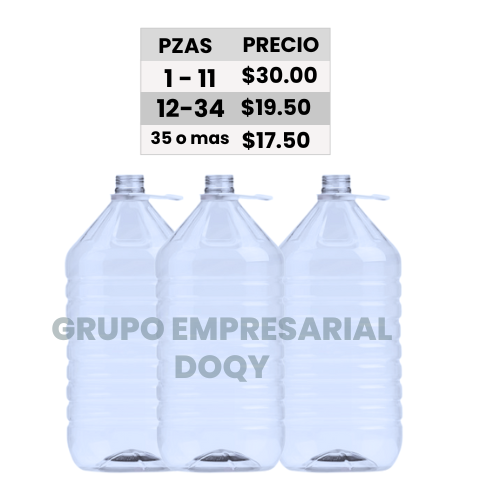 [07-GA10-1-A] GARRAFA. 10 LT. R45/410. CRISTAL