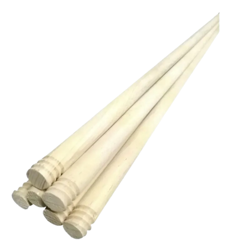 [03-001x] BASTON DE MADERA SOLO PARA ESCOBA